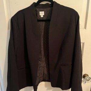 J Crew Size 22 Black Blazer